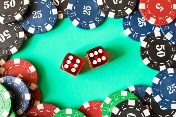 Professional dealer at a live blackjack table in studio setting